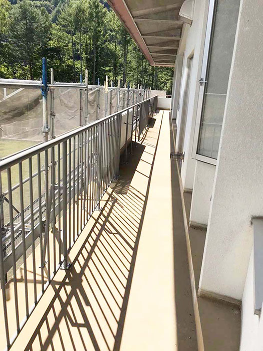 スチール製バルコニー手摺