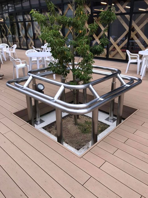 ステンレス製バルコニー手摺