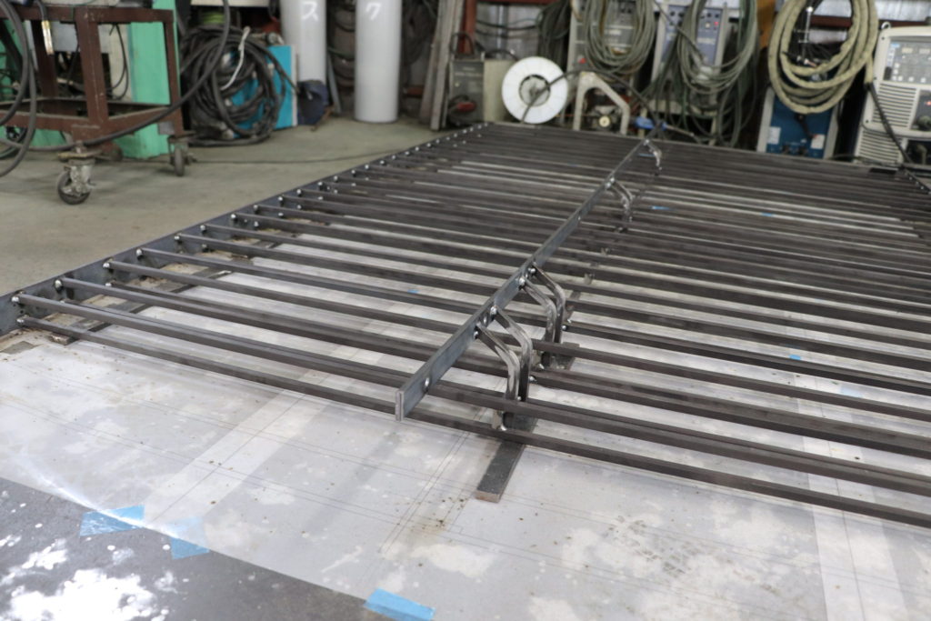 鉄柵・鉄格子・タラップ制作過程